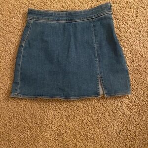 American Eagle Outfitters Blue Denim Mini Skirt